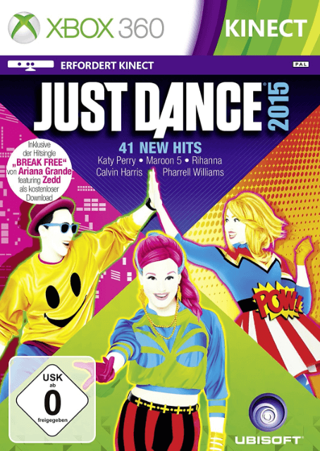 Just Dance 2015 box art for Xbox 360